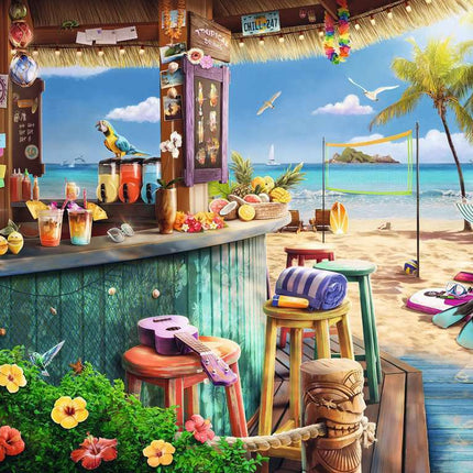 Beach Bar Breezes (1500 Piece Puzzle)