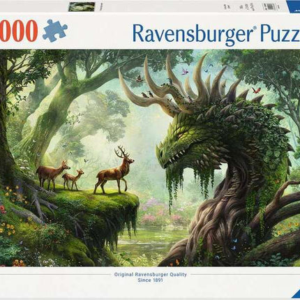 Jigsaw Puzzle The Forest Dragon awakes - 3000 Pieces Puzzle
