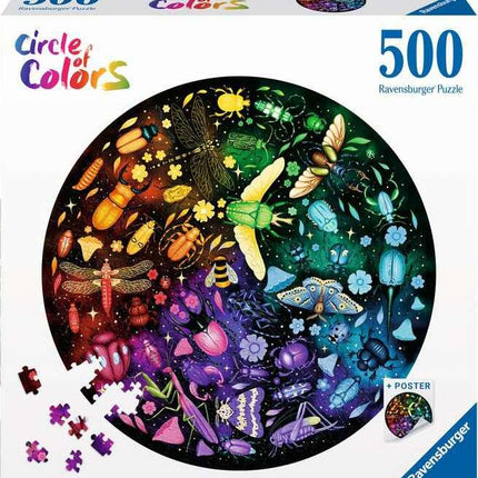 Insects (500 Piece Round Puzzle)