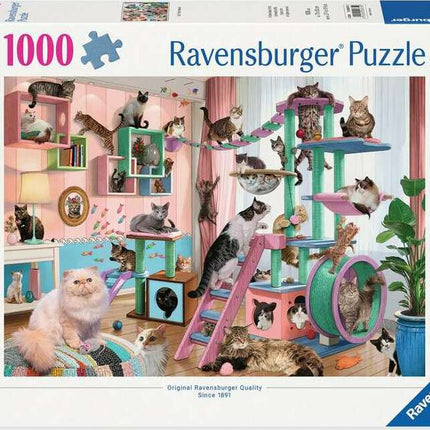 Cat Tree Heaven (1000 Piece Puzzle)