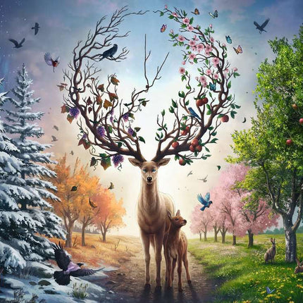 Magical Deer 1000 Pc Puzzle