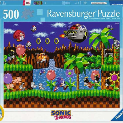 Jigsaw Puzzle Classic Sonic - 500 Pieces Puzzle