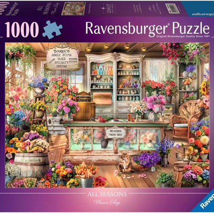 All Seasons Flower Shop 1000 Pc Puzzle