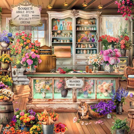 All Seasons Flower Shop 1000 Pc Puzzle