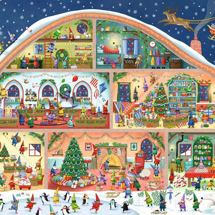 Jigsaw Puzzle Santa's Workshop - 1000 Pieces Puzzle