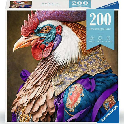 Jigsaw Puzzle Rooster General - 200 Pieces Puzzle