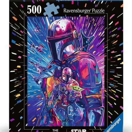 Jigsaw Puzzle Star Wars™ The Hyperspace Collection: The Mandalorian - 500 Pieces Puzzle
