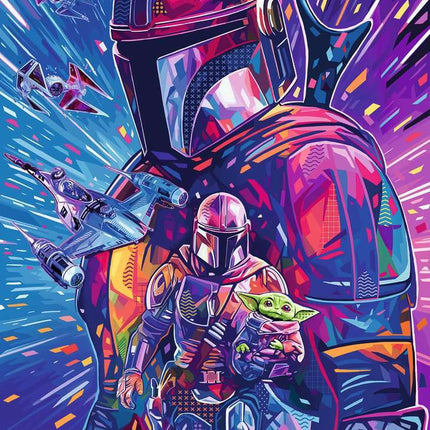 Jigsaw Puzzle Star Wars™ The Hyperspace Collection: The Mandalorian - 500 Pieces Puzzle