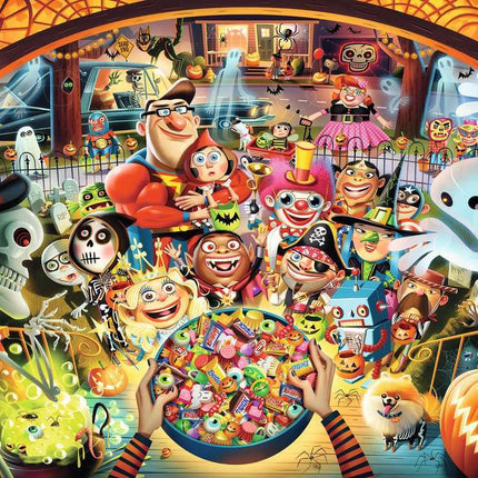 Jigsaw Puzzle Trick or Treat - 1000 Pieces Puzzle
