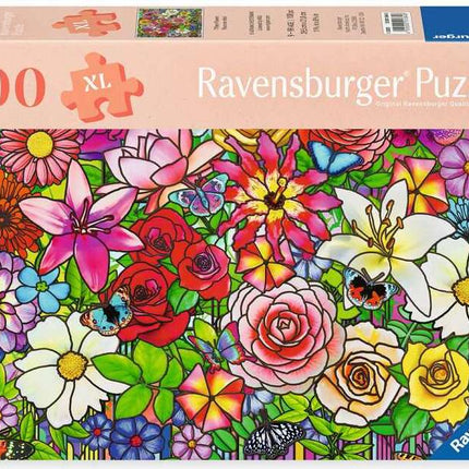 Tiffany Flowers Puzzle (100 pc)