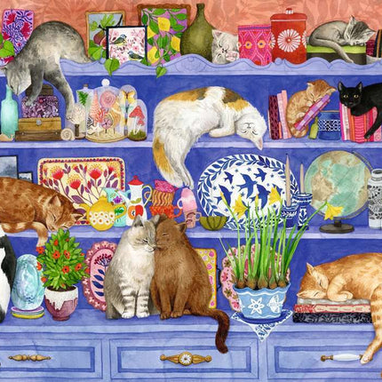 Cats on Shelf Puzzle (200 pc)