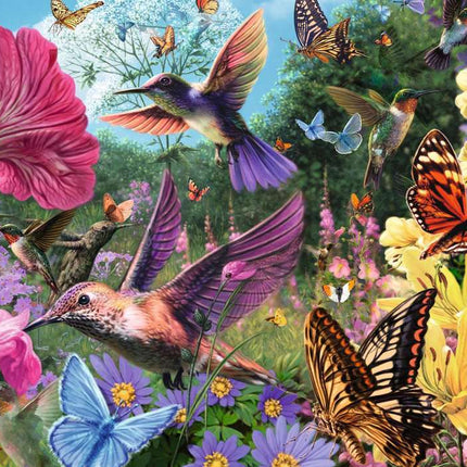 Hummingbirds and Butterflies Puzzle (200 pc)