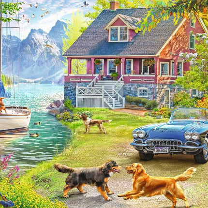 Summer Lake House Puzzle (200 pc)