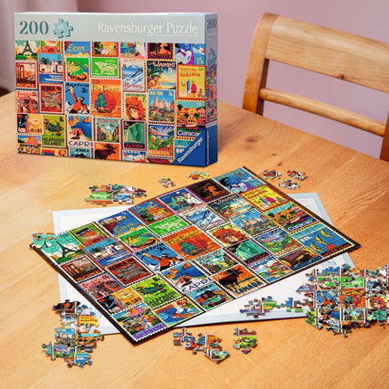 Travel Stamps Puzzle (200 pc)