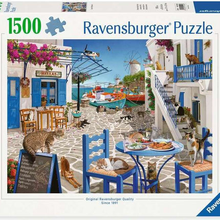 Cats of Mykonos 1500 Pc Puzzle