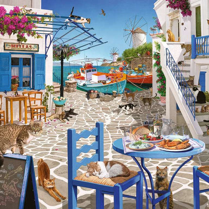 Cats of Mykonos 1500 Pc Puzzle
