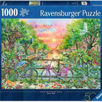 Dreamy Bikes in Amsterdam (1000 pc Puzzle)