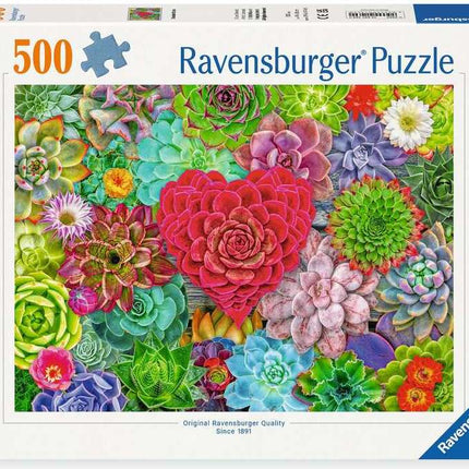 Succulent Love 500 Pc Puzzle