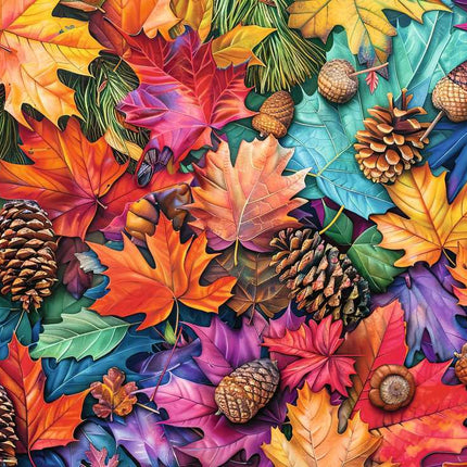 Autumn Riches Puzzle (500 Large Pieces pc)