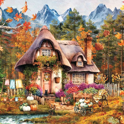 Pumpkin Cottage Puzzle (1000 pc)