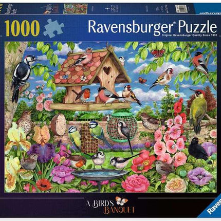 The Bird Table 1000 Pc Puzzle