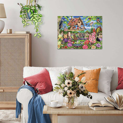 The Bird Table 1000 Pc Puzzle