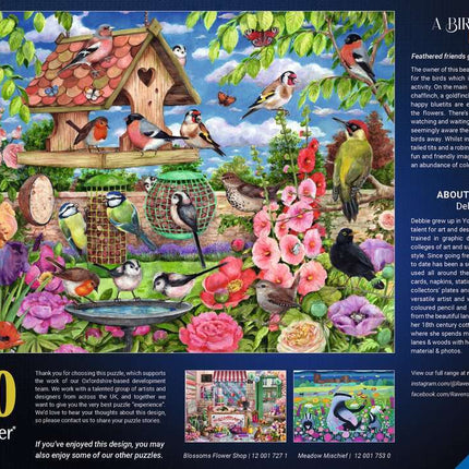 The Bird Table 1000 Pc Puzzle