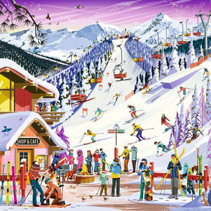 Greg Paprocki: Christmas Slopeside Spirit Puzzle (1000 pc)