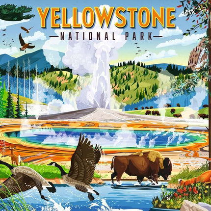 Yellowstone National Park 500 Pc Puzzle
