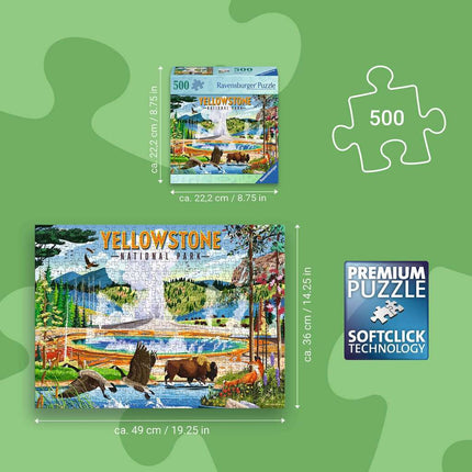 Yellowstone National Park 500 Pc Puzzle