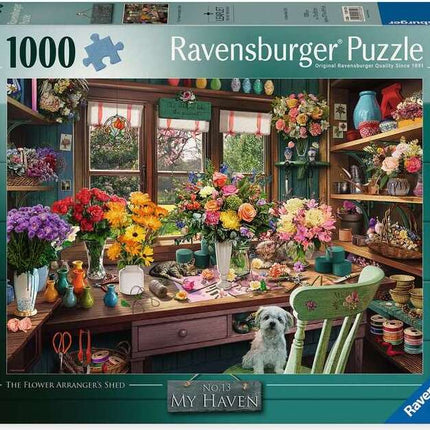 Flower Arranger's Shed 1000 Pc Puzzle