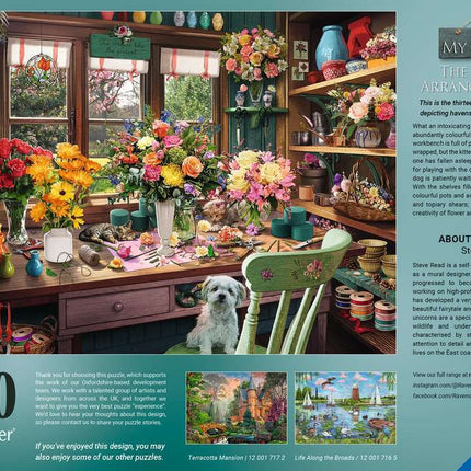 Flower Arranger's Shed 1000 Pc Puzzle
