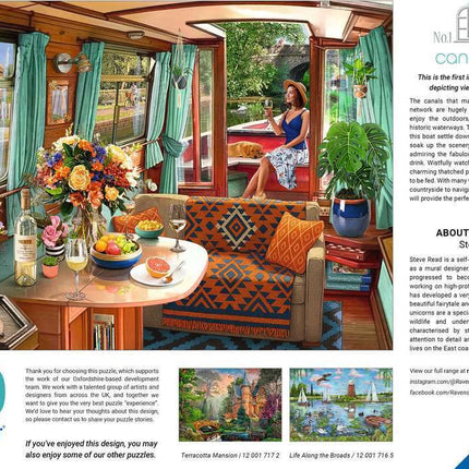 Canal Boat 1000 Pc Puzzle