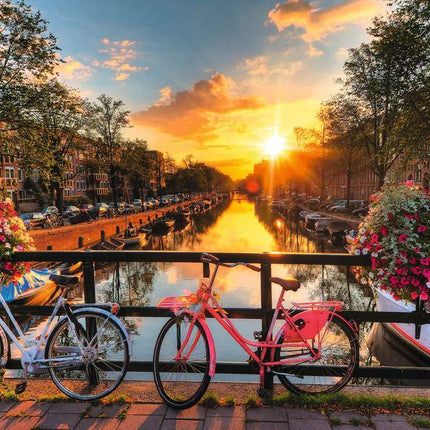 Sunset in Amsterdam 200 Pc Puzzle