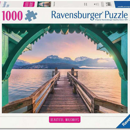 Footbridge at Lac d'Annecy 1000 Pc