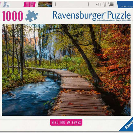 Autumnal Wooden Trail 1000 Pc Puzzle