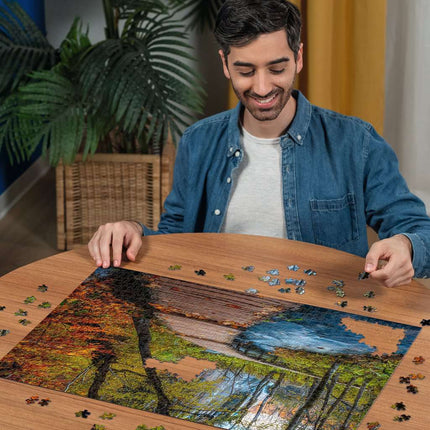 Autumnal Wooden Trail 1000 Pc Puzzle