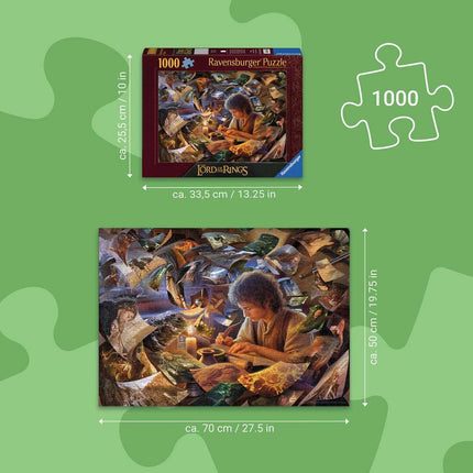 LOTR Frodo's Journey 1000 Pc Puzzle