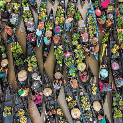 Floating Market, Indonesia 500 Pc Puzzle