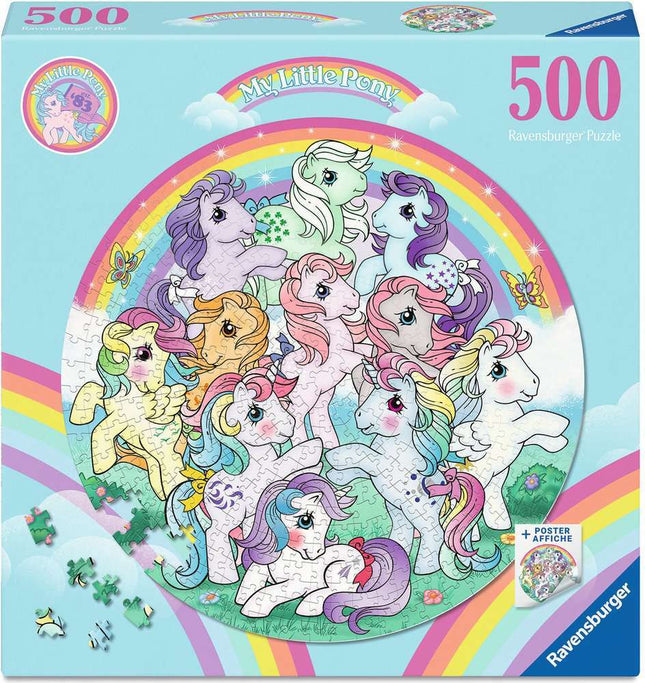 My Little Pony 500 Pc Round Puzzle