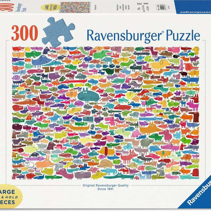387 Dogs & One Cat 300 Pc Puzzle LF