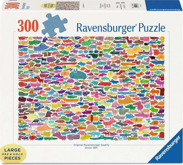 387 Dogs & One Cat 300 Pc Puzzle LF