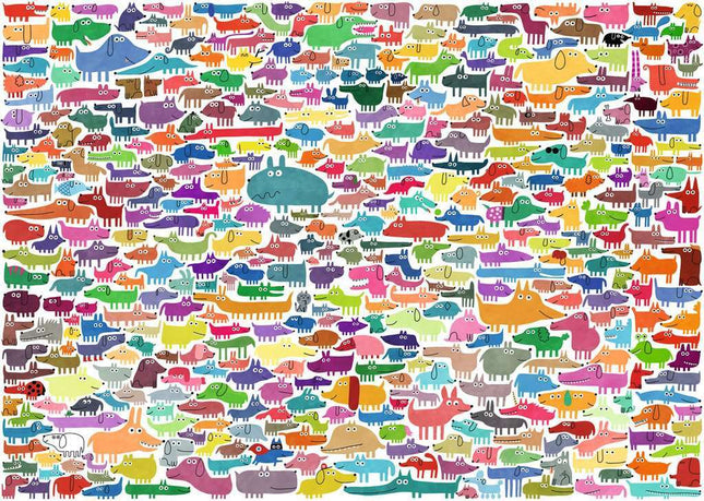 387 Dogs & One Cat 300 Pc Puzzle LF