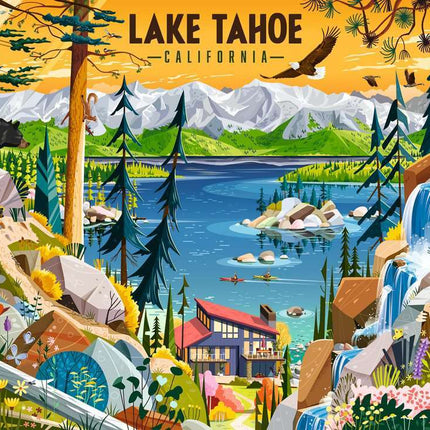 Sacred Lake Tahoe 1000 Pc Puzzle