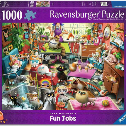 MacAdam: The Cat Groomer 1000 pc Puzzle