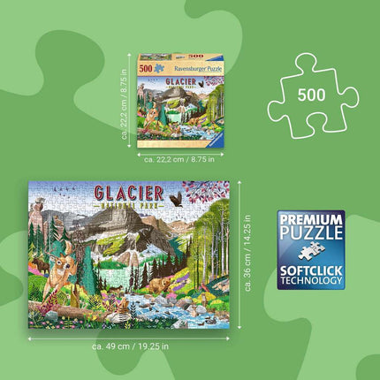 Glacier National Park 500 Pc Puzzle