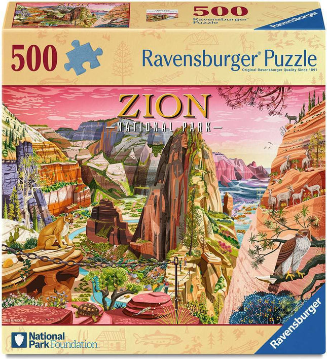 Zion National Park 500 Pc Puzzle