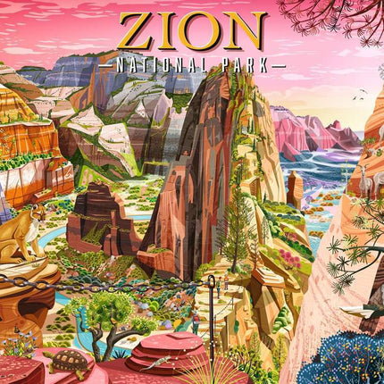 Zion National Park 500 Pc Puzzle