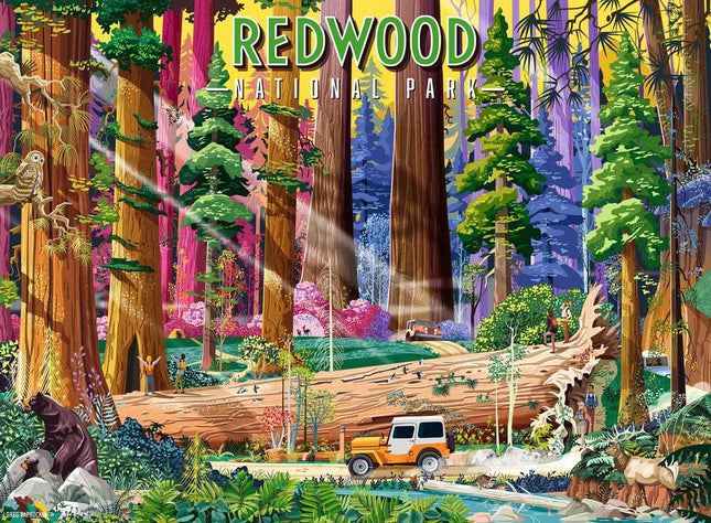 Redwood National Park 500 Pc Puzzle