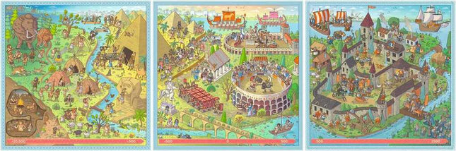 Puzzle Up - History Puzzle (100, 121, 144 pc)